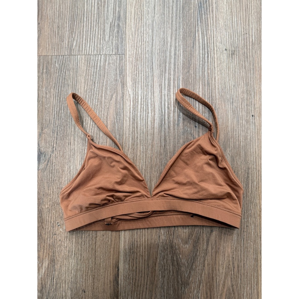 PINK Victoria's Secret Copper Brown Wireless Triangle Bralette for TEENS